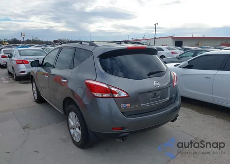 2013 Nissan Murano Sl из США, поврежденный, VIN JN8AZ1MUXDW203031